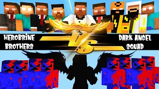 PART 9 HEROBRINE BROTHERS VS DARK ANGEL SQUAD| SEASON 3  | ROFT-MONSTER SCHOOL