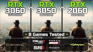 RTX 3060 vs RTX 3050 vs RTX 2060 | Performance Comparison🔥