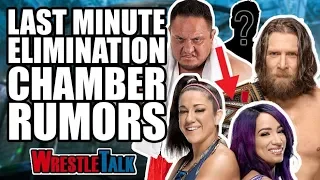 SHOCKING Last Minute WWE Elimination Chamber Rumours YOU Need To Know! | WrestleTalk