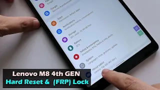 Lenovo M8 4th GEN Hard Reset & Bypass Google Account (FRP) Lock Android GO Edition