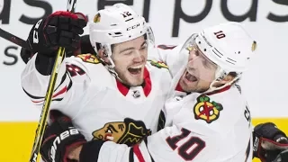 DeBrincat all smiles after beating Price for first NHL goal