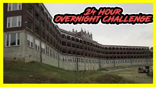 24 HOUR OVERNIGHT CHALLENGE IN WAVERLY HILLS SANITORIUM.... GHOST CAUGHT ON CAMERA!