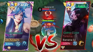 TOP GLOBAL KADITA NGEGENDONG PUBLIK SOLO RANK!!! 16 KIL HARD GAME! KADITA VS SELENA! :Mobile Legends