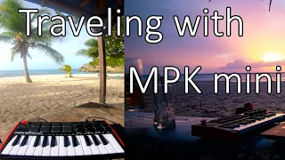 Traveling with Akai mpk mini: quick review