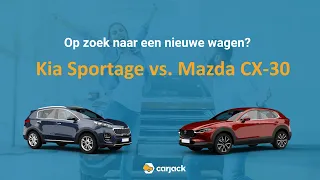 Kia Sportage vs. Mazda CX-30 | 2 minuten vergelijking | carjack | 2020