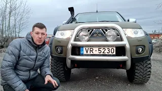 MITSUBISHI L200  OFF-ROAD TRANSFORMATION/ ПЕРЕДЕЛКА MITSUBISHI L200