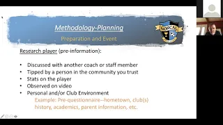 NorCal Webinar Series: Talent Identification in a Competitive Environment with Ian Mork PART 2