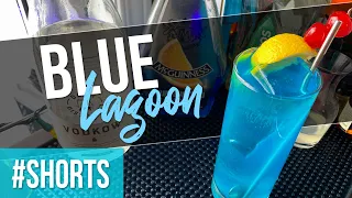 How to Make a Blue Lagoon Cocktail #shorts | Rob's Home Bar