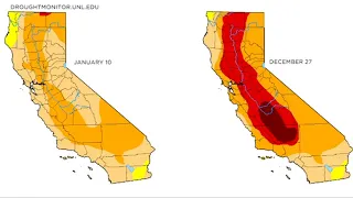 'Extreme' drought nearly eliminated in California in wake of storms