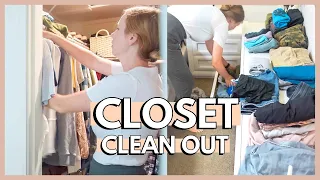 *extreme* CLOSET CLEANOUT 2022 | decluttering & organizing all of my clothes