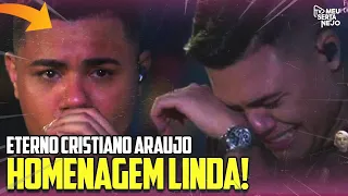 LIVE de FELIPE ARAÚJO SE EMOCIONA com homenagem a CRISTIANO ARAUJO!