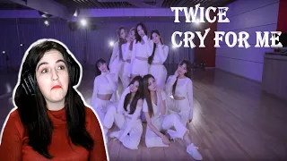 First Time TWICE 'CRY FOR ME' Choreography - 2 Reaction