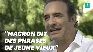 Même Dujardin le dit, Macron a des phrases "de jeune vieux" comme OSS 117