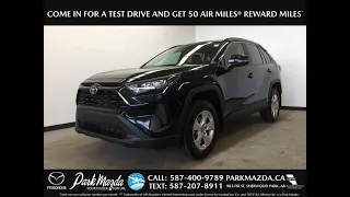 BLACK 2019 Toyota RAV4 LE Review Sherwood Park Alberta - Park Mazda