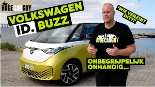 Leuk, maar onbegrijpelijk onhandig: rijden met de Volkswagen ID.Buzz! | HUGE Car Guy Review in 4K