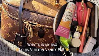 2024 What’s in my bag! Louis Vuitton Vanity PM #whatsinmybag #wimb #louisvuitton