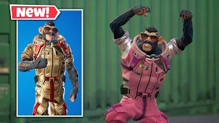 New J.B. CHIMPANSKI Skin Gameplay in Fortnite! (Built-In MONKEY MOSH Emote)