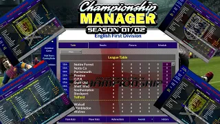 CHAMPIONSHIP MANAGER 01/02 | LETS PLAY CM 0102 | LIVE