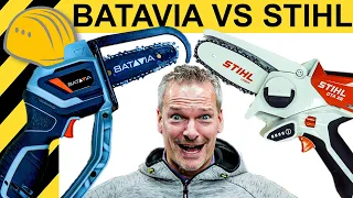 KLEINSTE KETTENSÄGEN DUELL - STIHL vs BATAVIA | WERKZEUG NEWS #54