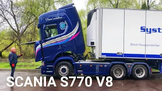 Impressions on the new Scania S770 V8 from a driver with 52-years experience (ENG/RO)