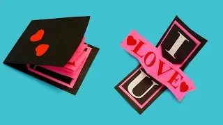 DIY Love pop up greeting card | I Love You Pop Up Card | EASY LOVELY DIY CARDS FOR ANY OCCASION