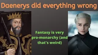 Fantasy is very pro-monarchy (and that's weird)