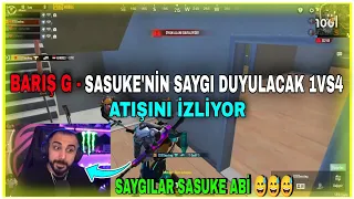 BARIŞ G - SASUKE'NİN OYNAYIŞINA HAYRAN KALIYOR (SAYGILAR SASUKE 😅😅😅)