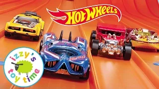 Cars  | Hot Wheels 6 Lane Raceway and Fast Lane Toys - Fun Toy Cars