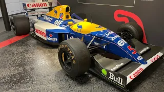 Close up look at the 1992 Williams FW14B F1 car