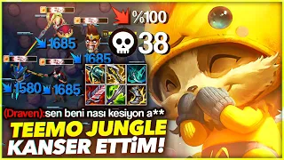 %100 KRİTİK TEEMO JUNGLE !! BU HASAR NE RİOT !! RAKİBİ DELİRTTİM !! | Ogün Demirci