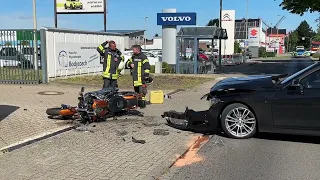 PKW vs Motorrad: Schwerer Unfall in Erkelenz
