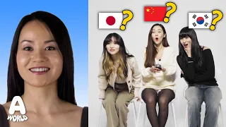 Chinese vs Korean vs Japanese try to distinguish face difference