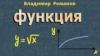 ФУНКЦИЯ y = √¯x ( корень из х ) МАТЕМАТИКА