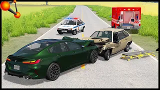 ACCIDENT FRONT-TO-FRONT! - BeamNg Drive