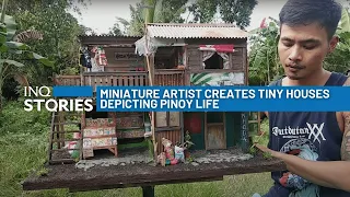 Miniature artist creates tiny houses depicting Pinoy life
