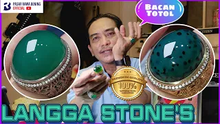 BACAN JUARA REBUTAN BOSS KOLEKTOR ...!!! Mode Serius Dagang 😁( Langga Stones - Rawabening )