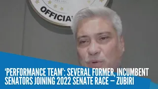 ‘Performance team’: Several former, incumbent senators joining 2022 Senate race — Zubiri