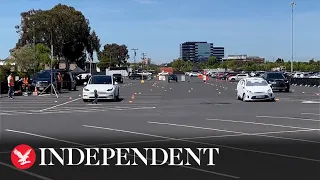 Tesla crashes into child dummy as auto-break test fails