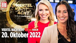 🔴 Viertel nach Acht – 20. Oktober 2022 | mit Caroline Bosbach, Nena Schink, Olaf Gersemann