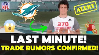 BREAKING NEWS! URGENT! UNEXPECTED ALL! OH YES! BEST TIGHT END ON THE MARKET! MIAMI DOLPHINS NEWS