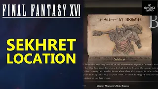 Final Fantasy 16 Sekhret Location - Where to Find Sekhret in FF16 - Minotaur Mane Location