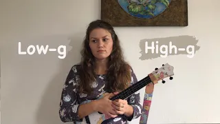 Укулеле low-g и high-g. Как настроить укулеле? Чем отличается low-g от high-g?