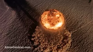 Cameraman's close call at the Nevada Test Site