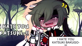 I hate you katsuki-!! || BkDk/DkBk || Kinda Cringe 😬 || Fantasy Au || Mean Deku Au || 🧡💚/💚🧡 ||