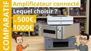 Quel ampli connecté sous les 1000 € ? Denon CEOL N11 vs Marantz Melody 612 vs Bluesound Powernode