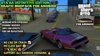 GTA SA DEFINITIVE EDITION FOR ANDROID // support all android 9,10,11,12 versions / no crash 💯% real