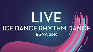 LIVE 🔴 | Ice Dance Rhythm Dance | Egna-Neumarkt  2019