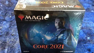 ASMR Magic 2021 Core Bundle Unboxing & Pack Opening Soft Spoken MtG