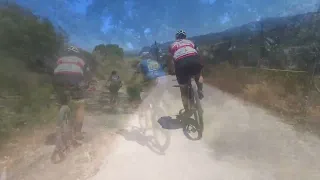 Carrera 101 de Ronda (MTB) de 2024: bajadas Cortijo de la Haza (Km. 61) y Peñón de Mures (Km. 74)