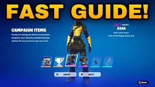 How To COMPLETE ALL DARA ROGUE SCOUT QUESTS CHALLENGES in Fortnite! (Quests Pack Guide)
